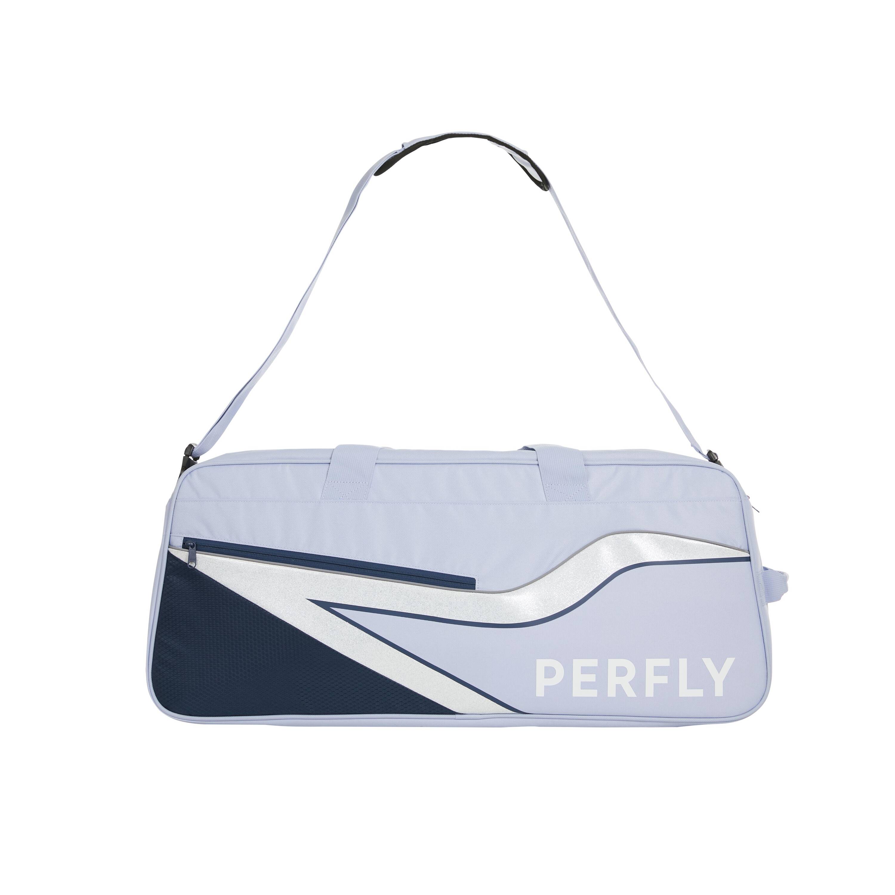 ADULT BADMINTON BAG 990 BLUE GREY -  3