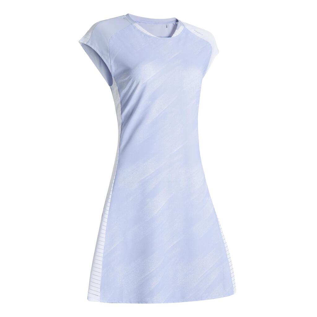 Badmintonkleid 900 Damen blau/grau