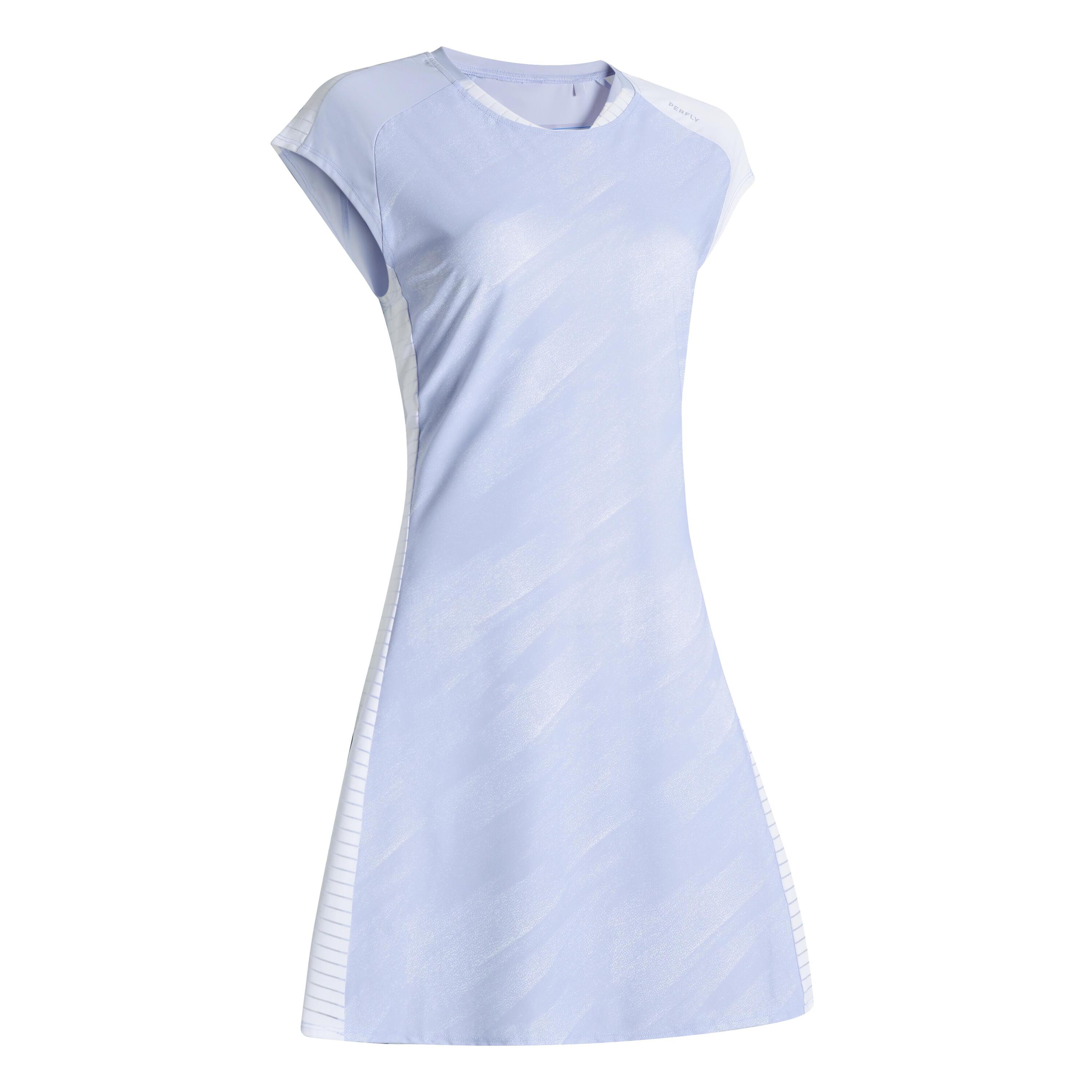 BADMINTON WOMEN DRESS 900 BLUE GREY 3/13