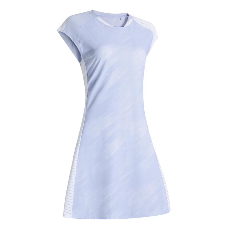 VESTIDO DE BADMINTON 900 MULHER AZUL ACINZENTADO