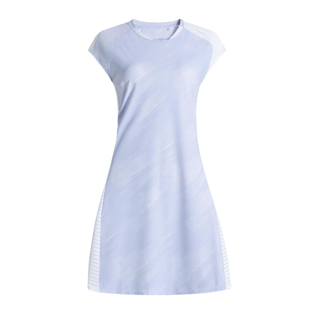 Badmintonkleid 900 Damen blau/grau