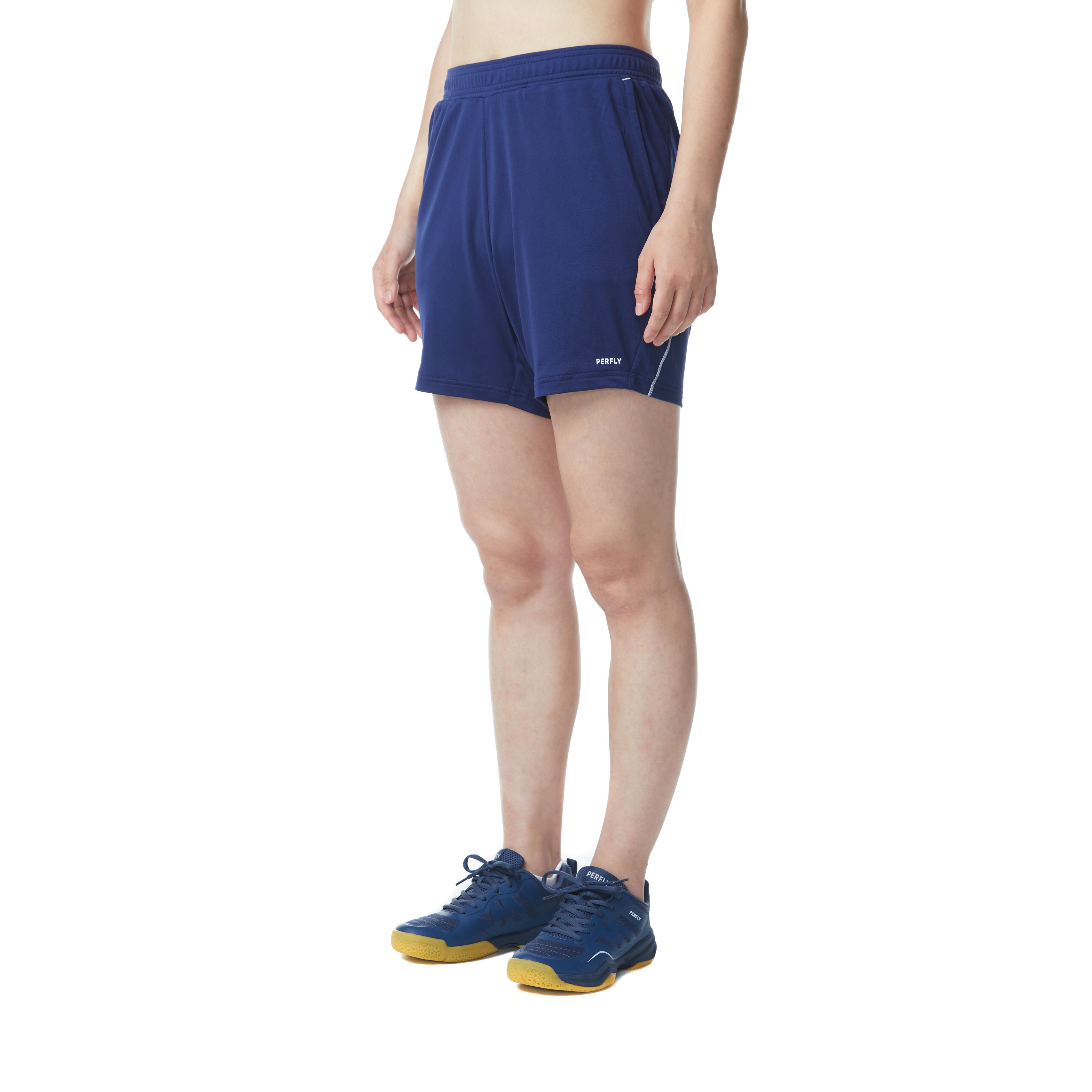 WOMEN BADMINTON SHORT 530 NAVY - Decathlon