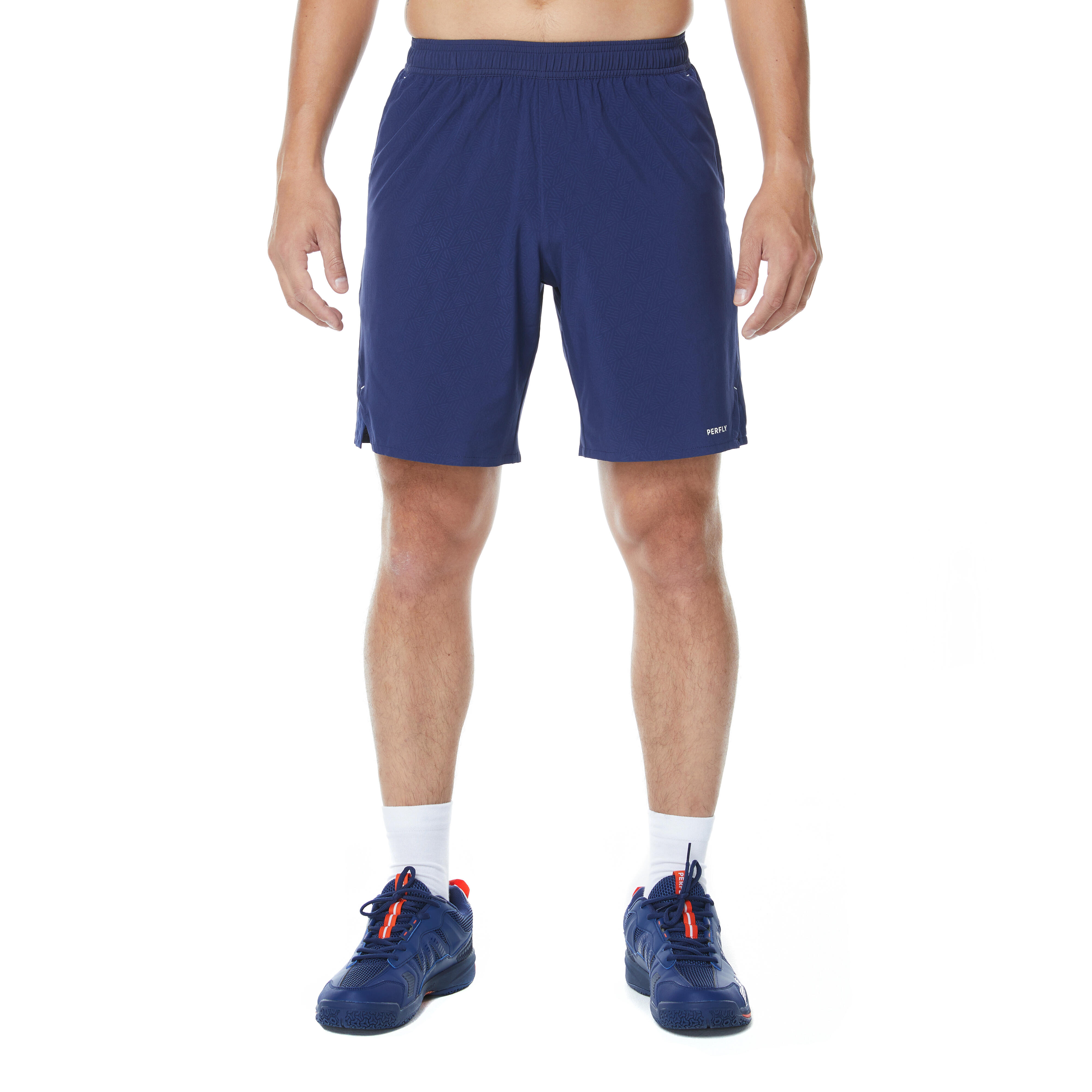 Pantal n corto de B dminton Hombre Perfly 560 navy Decathlon