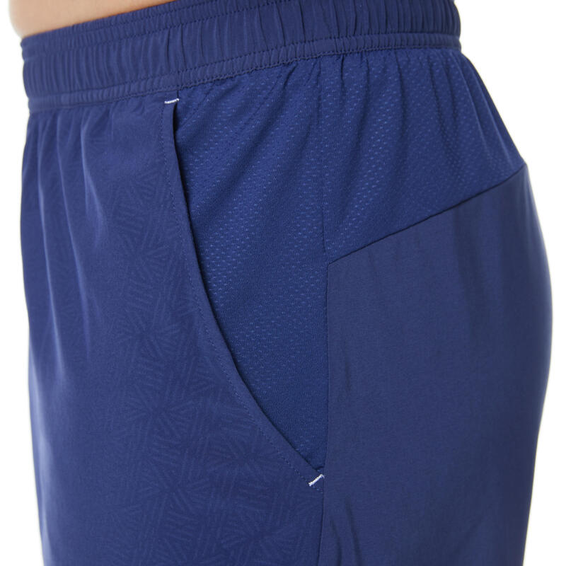 Badmintonshort voor heren 560 marineblauw