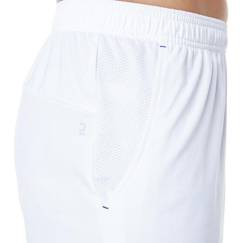 Pantalón corto de Bádminton Hombre Perfly 560 blanco