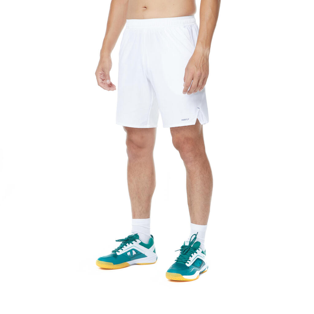 MEN BADMINTON SHORT 560 WHITE