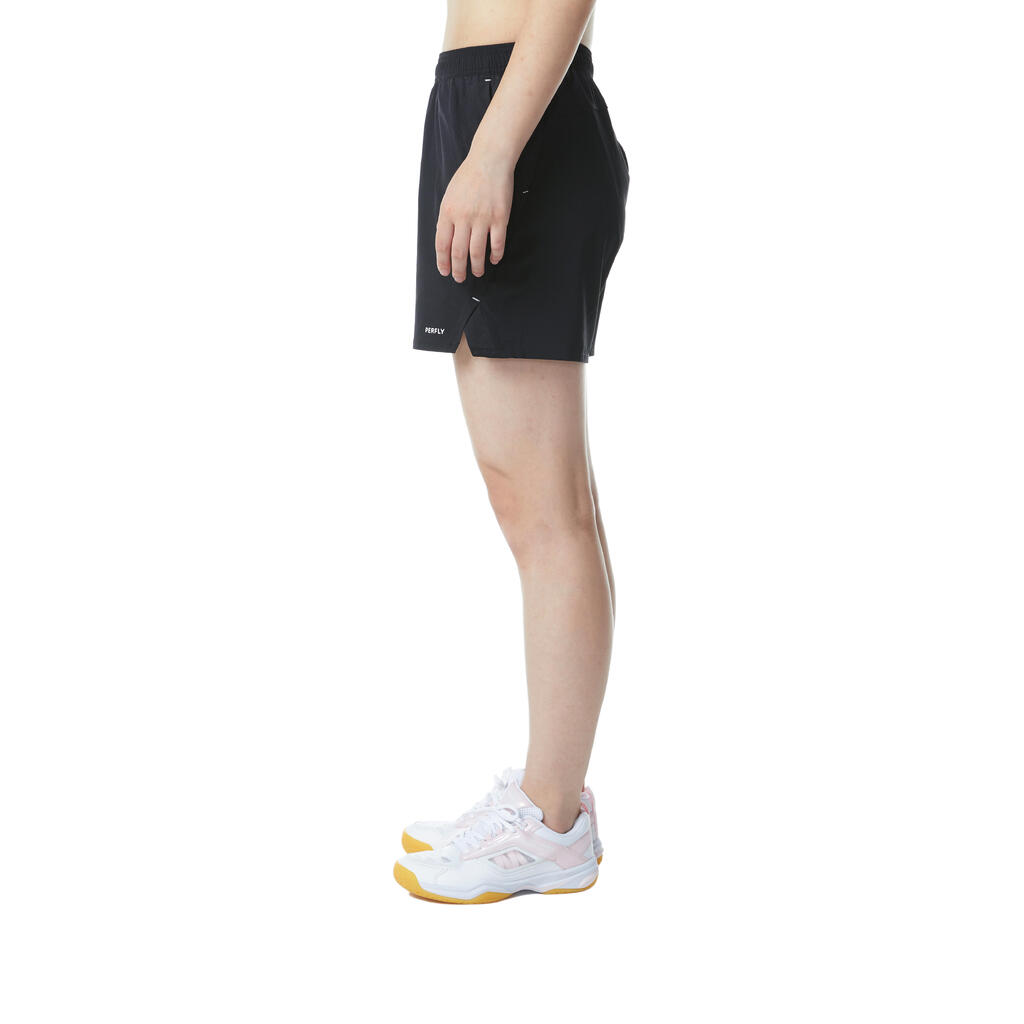 WOMEN BADMINTON SHORT 560 BLACK