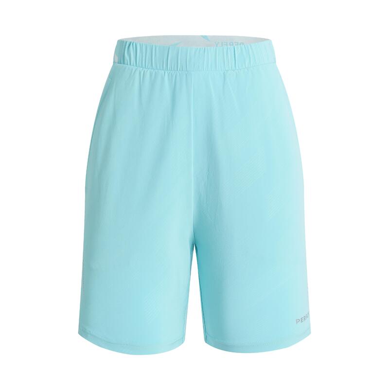 男款羽球短褲 990 - 藍綠色