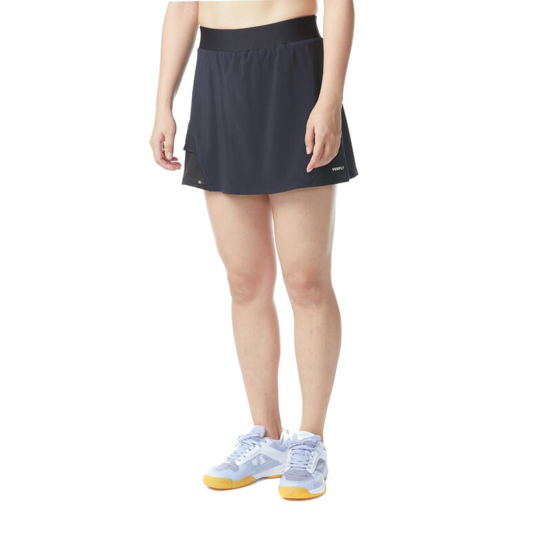 WOMEN BADMINTON SKIRT 560 BLACK