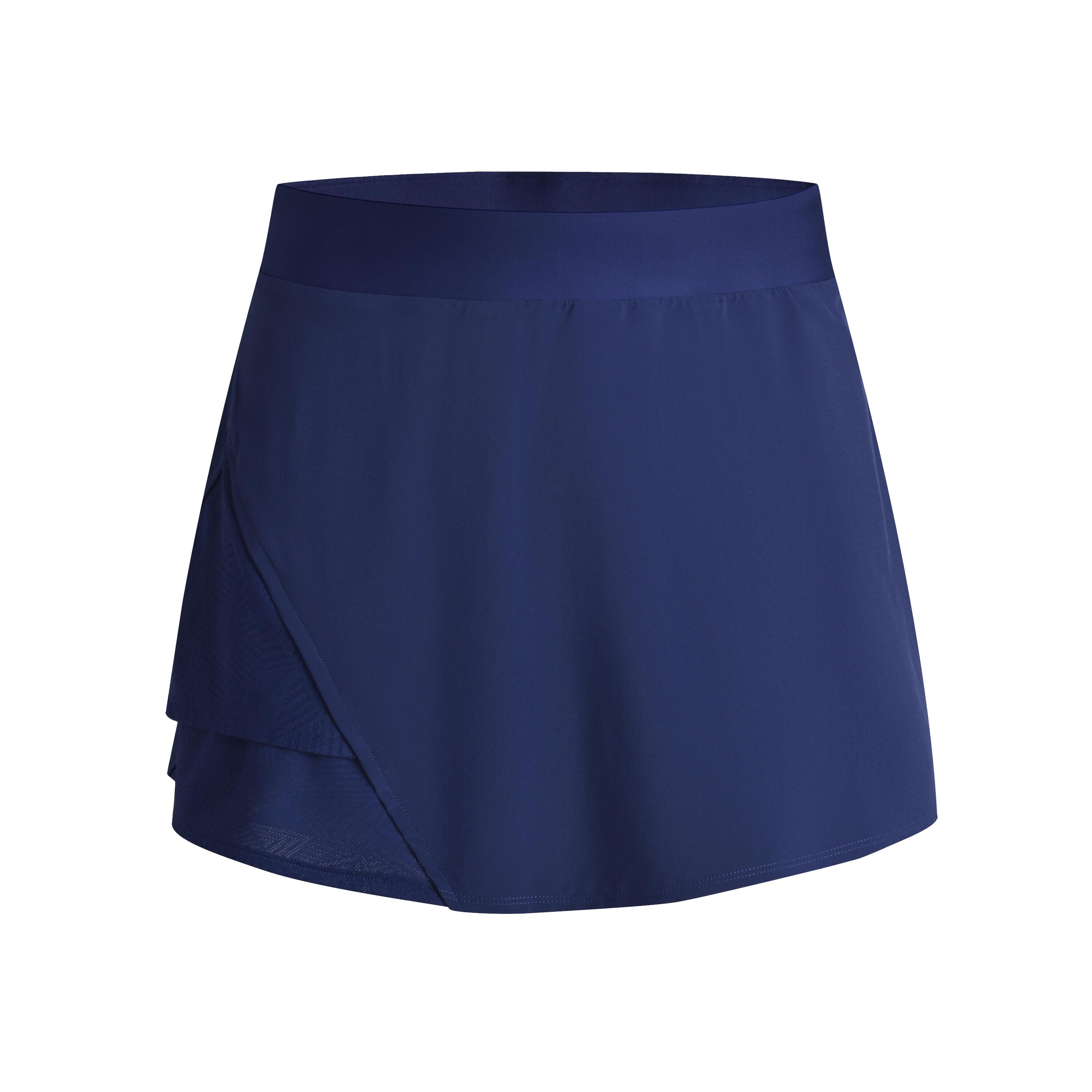 WOMEN BADMINTON SKIRT 560 NAVY 1/12