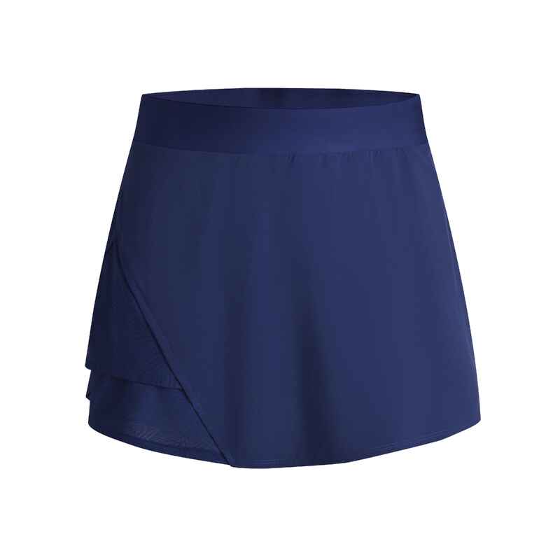 WOMEN BADMINTON SKIRT 560 NAVY