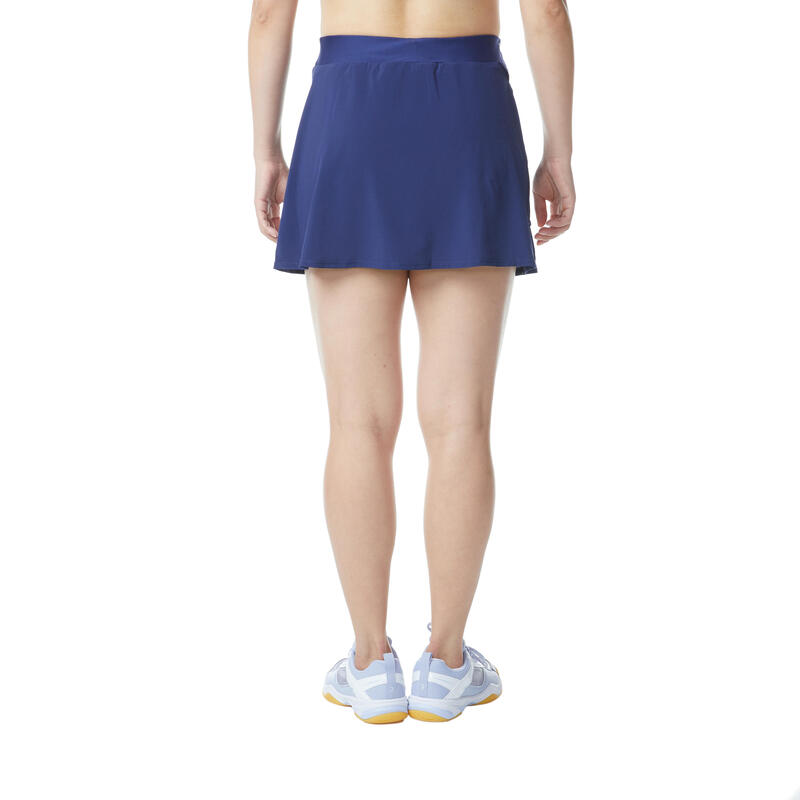 Falda pantalón de bádminton Mujer Perfly 560 navy