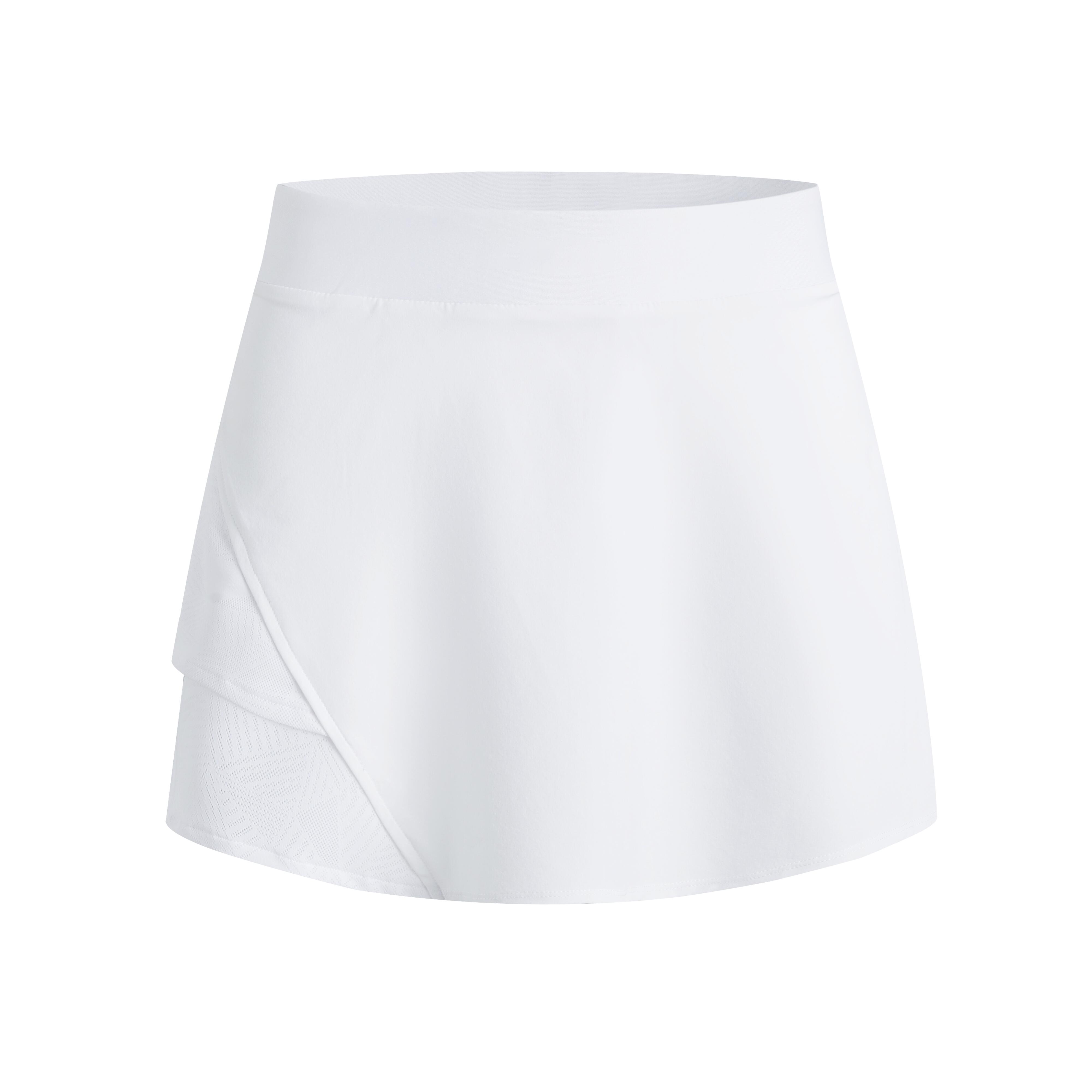 Women Badminton Skirt 560 White