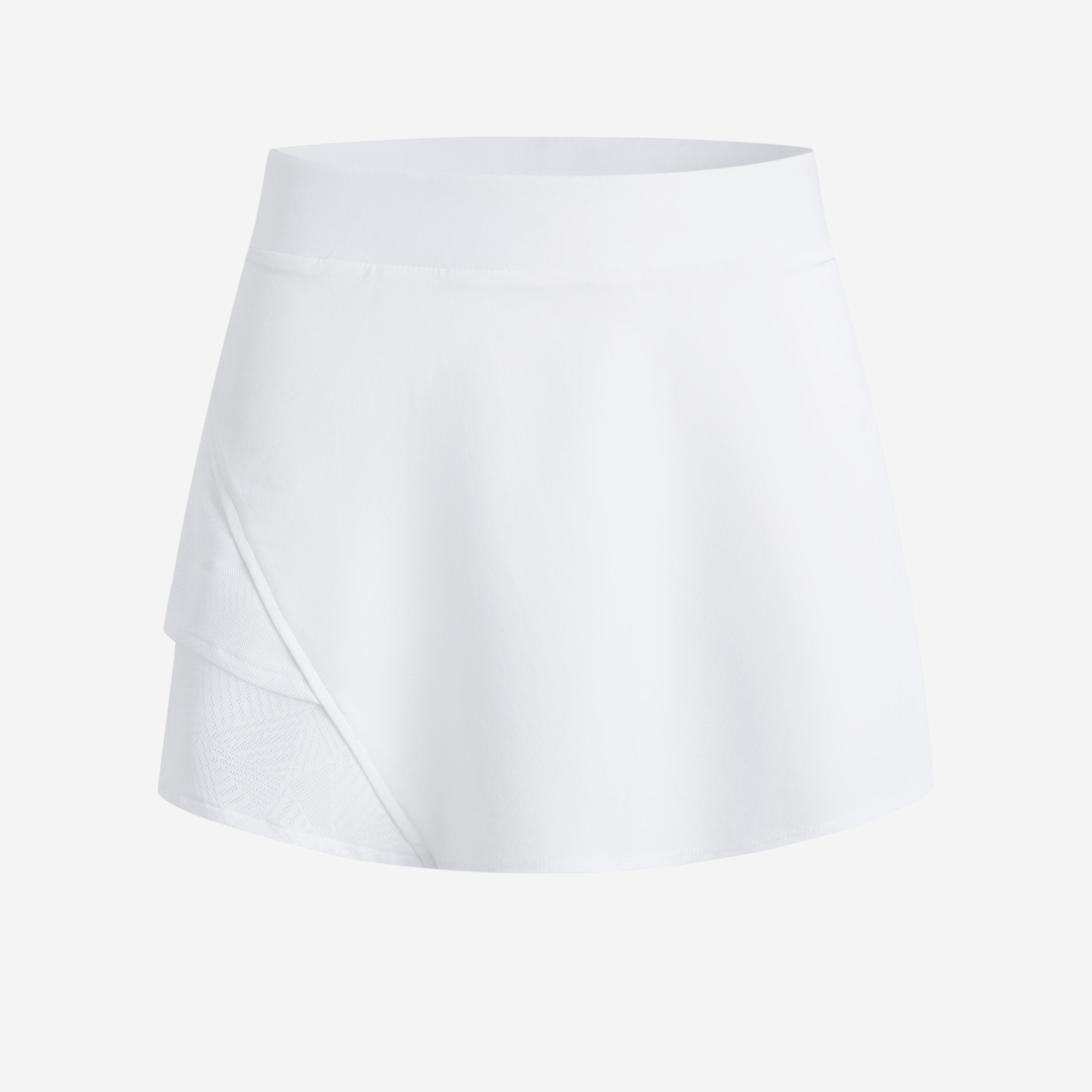 Gonna badminton donna 560 bianca PERFLY | DECATHLON