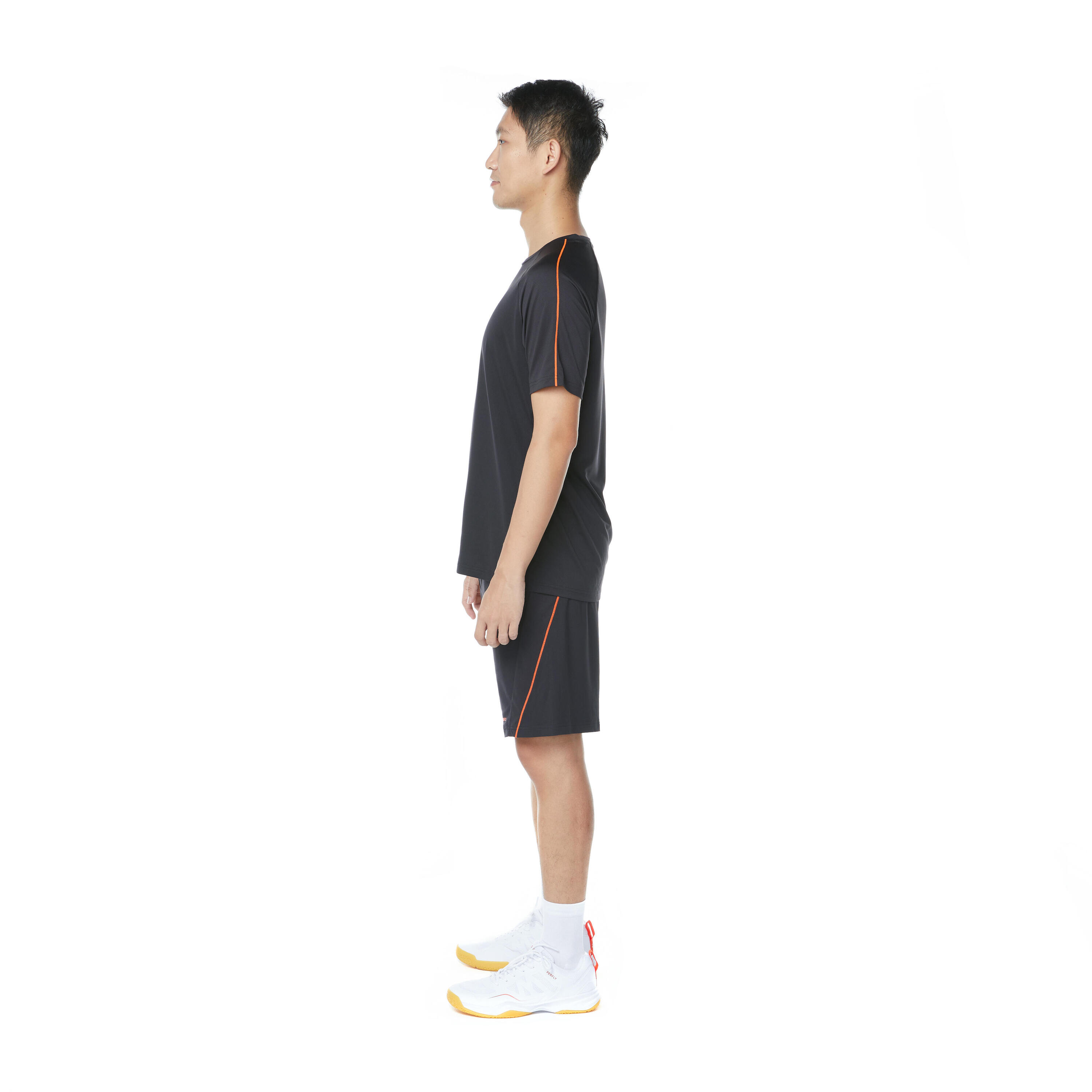MEN BADMINTON  T- SHIRT 530 BLACK 12/20