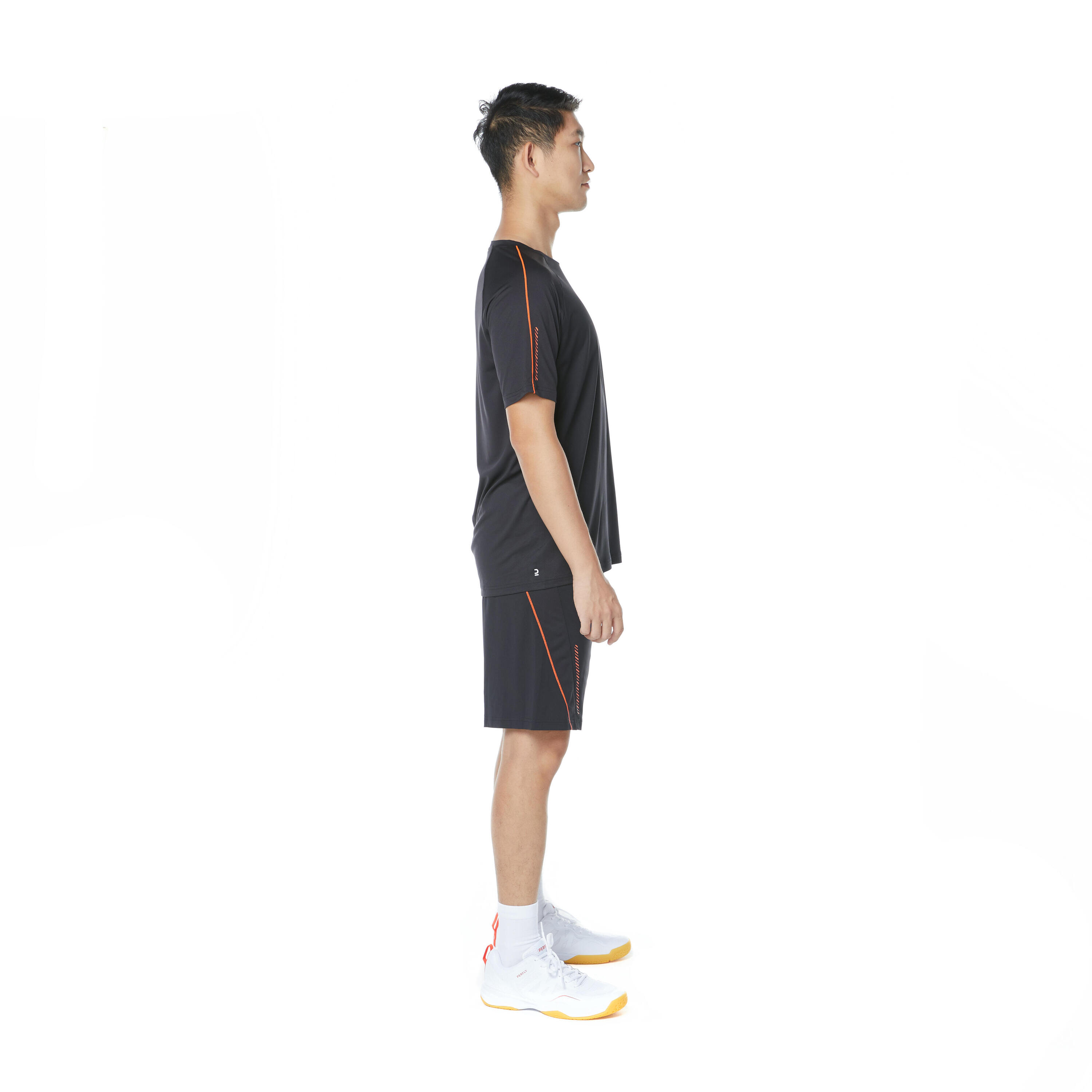 MEN BADMINTON  T- SHIRT 530 BLACK 11/20