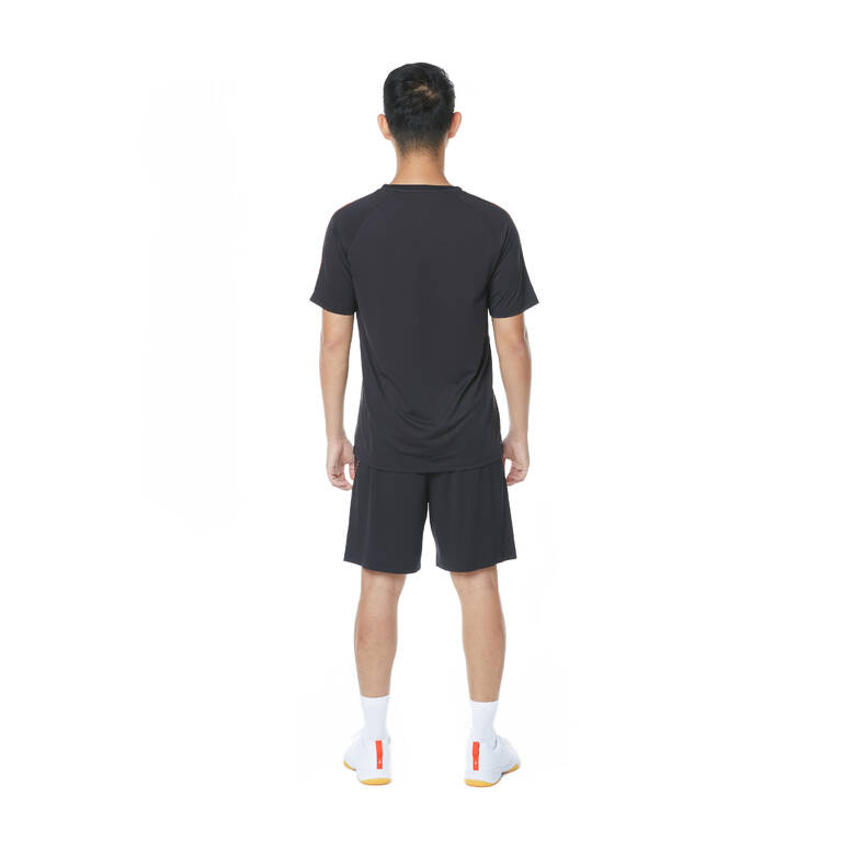 MEN BADMINTON  T- SHIRT 530 BLACK