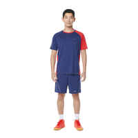 MEN BADMINTON T SHIRT 530 NAVY RED