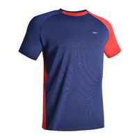 MEN BADMINTON T SHIRT 530 NAVY RED