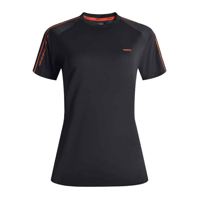 WOMEN BADMINTON T SHIRT 530 BLACK