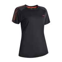 WOMEN BADMINTON T SHIRT 530 BLACK