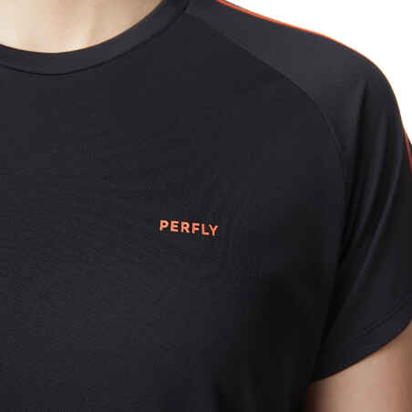 WOMEN BADMINTON T SHIRT 530 BLACK