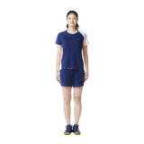 Women Badminton T Shirt 530 Navy Pink