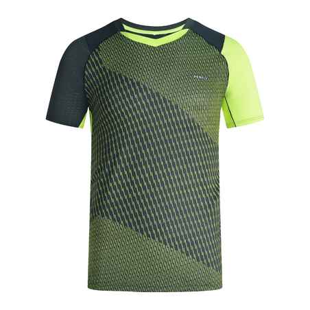 Majica za badminton 560 Flash muška zelena