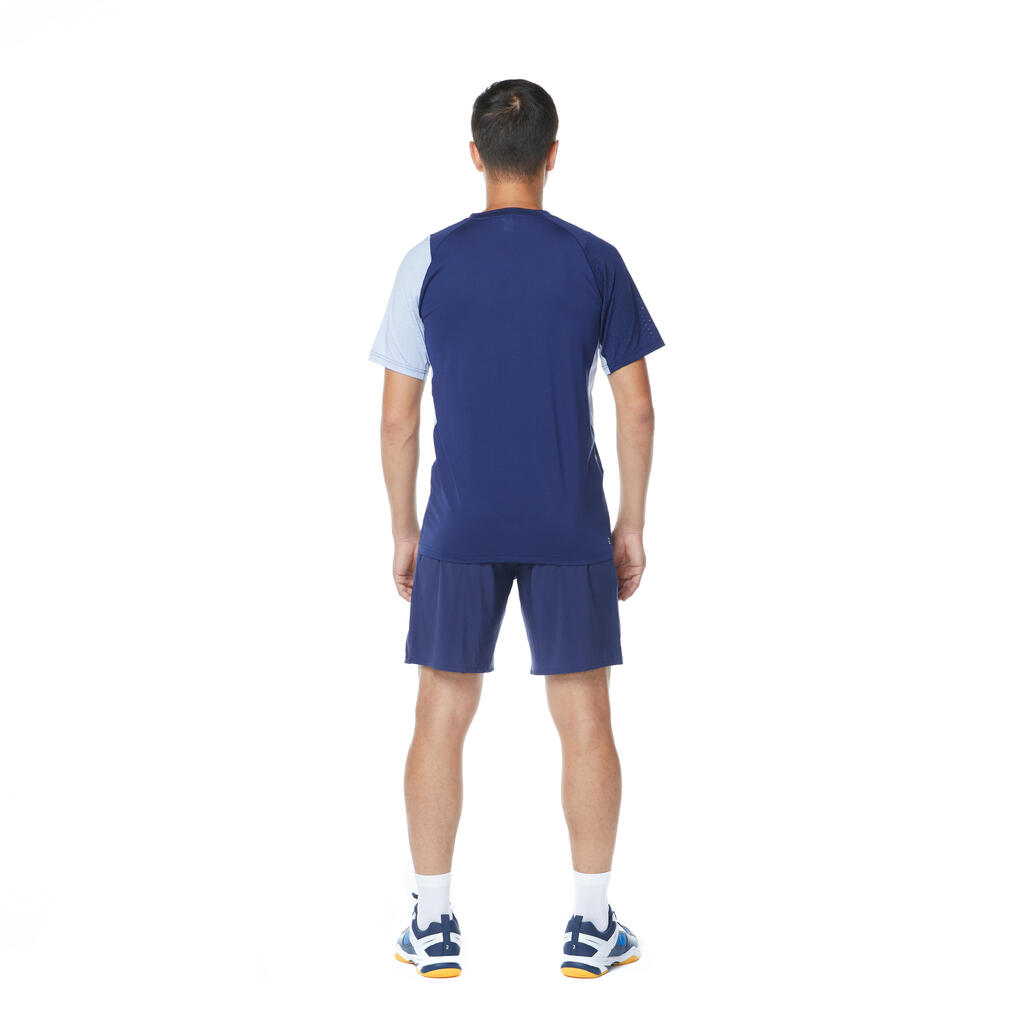 MAJICA KRATKIH RUKAVA ZA BADMINTON 560 MUŠKA TEGET