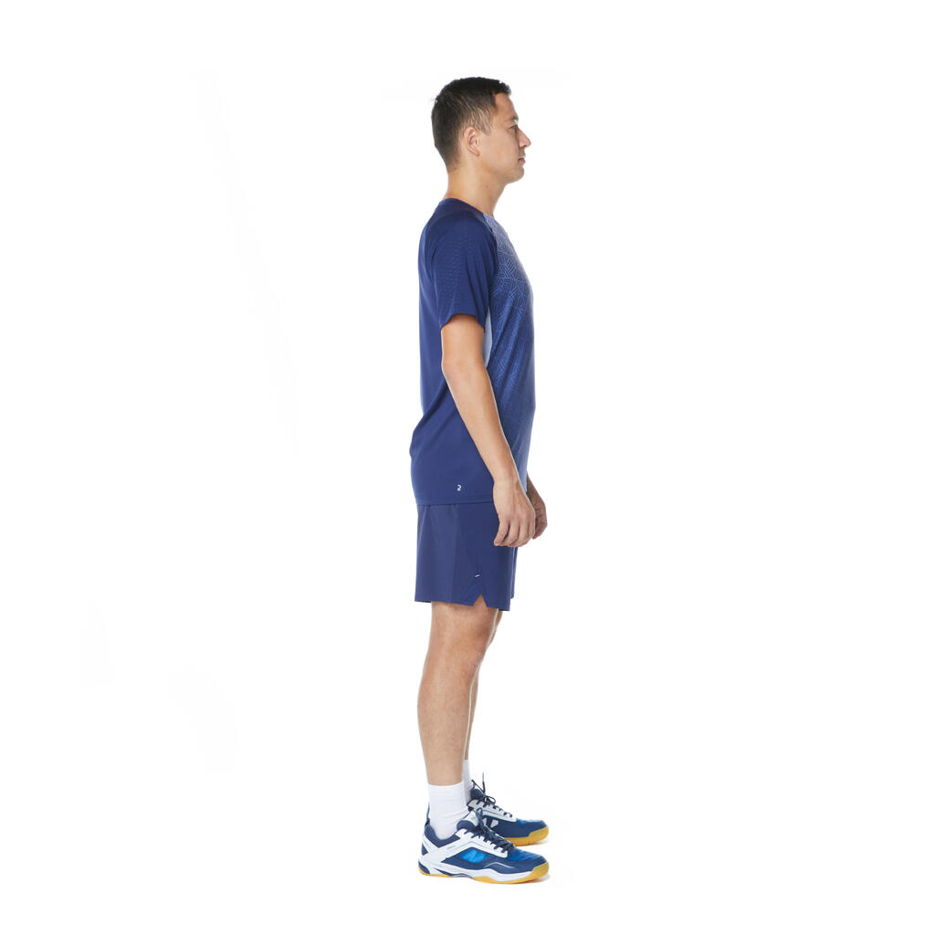 MAJICA KRATKIH RUKAVA ZA BADMINTON 560 MUŠKA TEGET