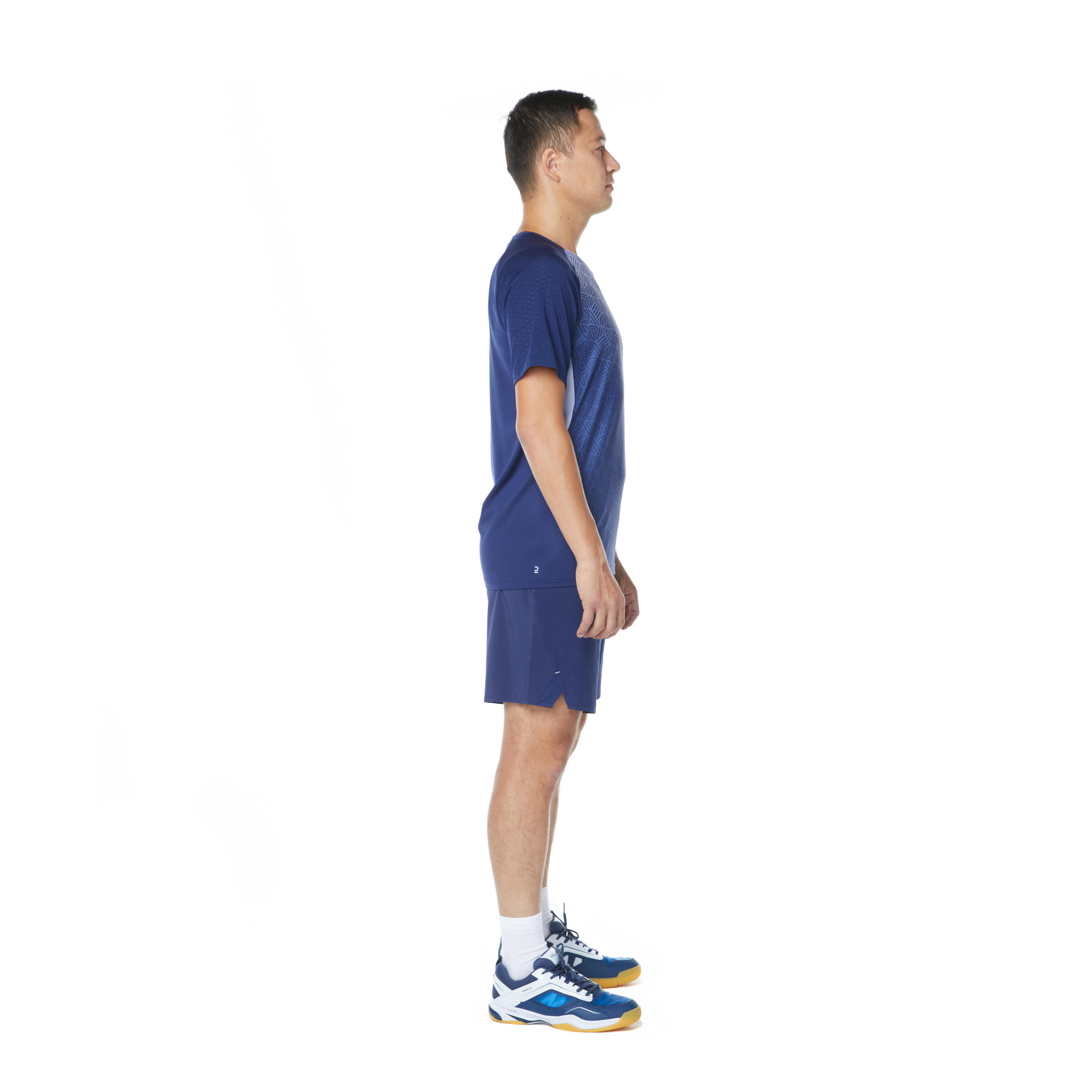 MEN BADMINTON T SHIRT 560 NAVY 9/19