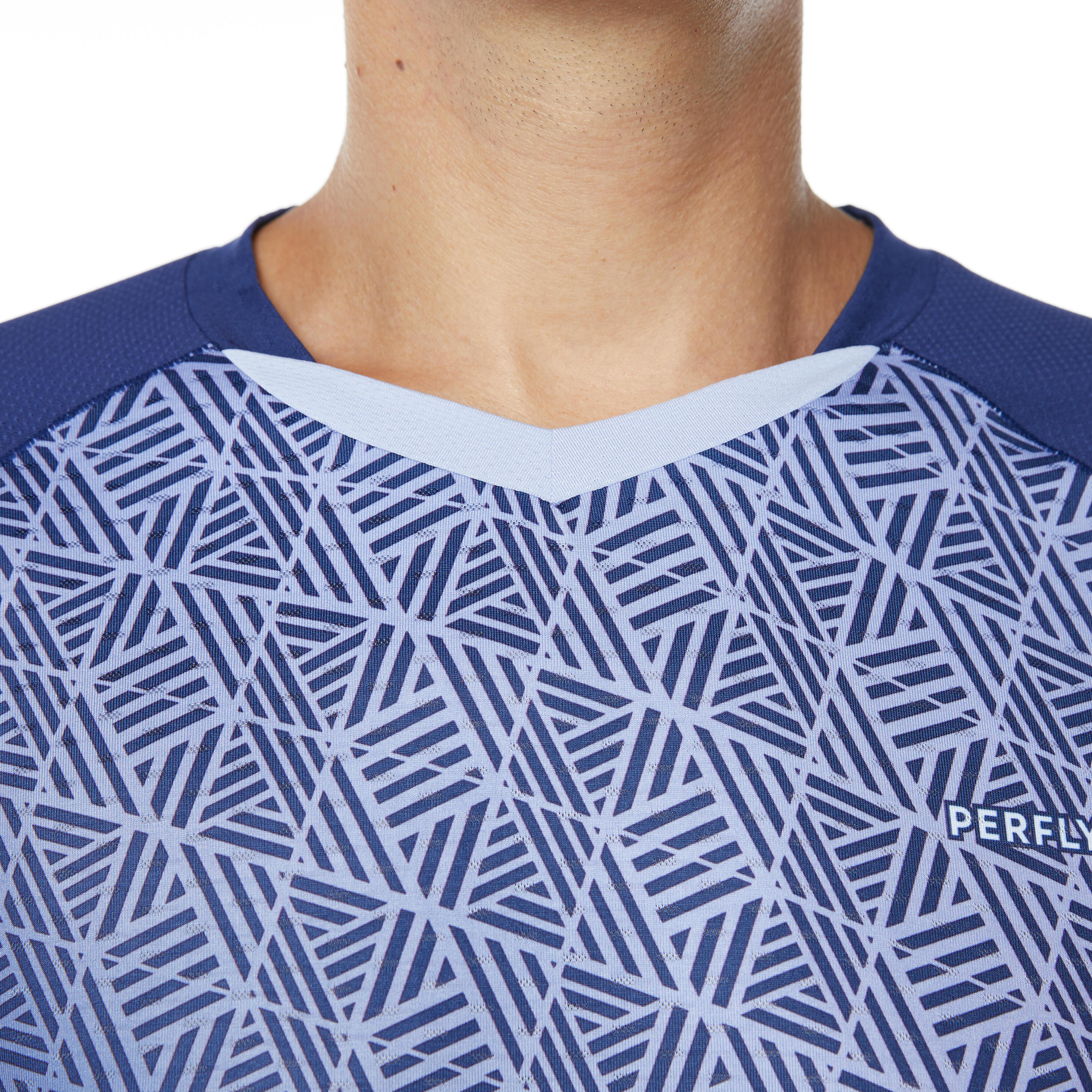 MEN BADMINTON T SHIRT 560 NAVY 3/19