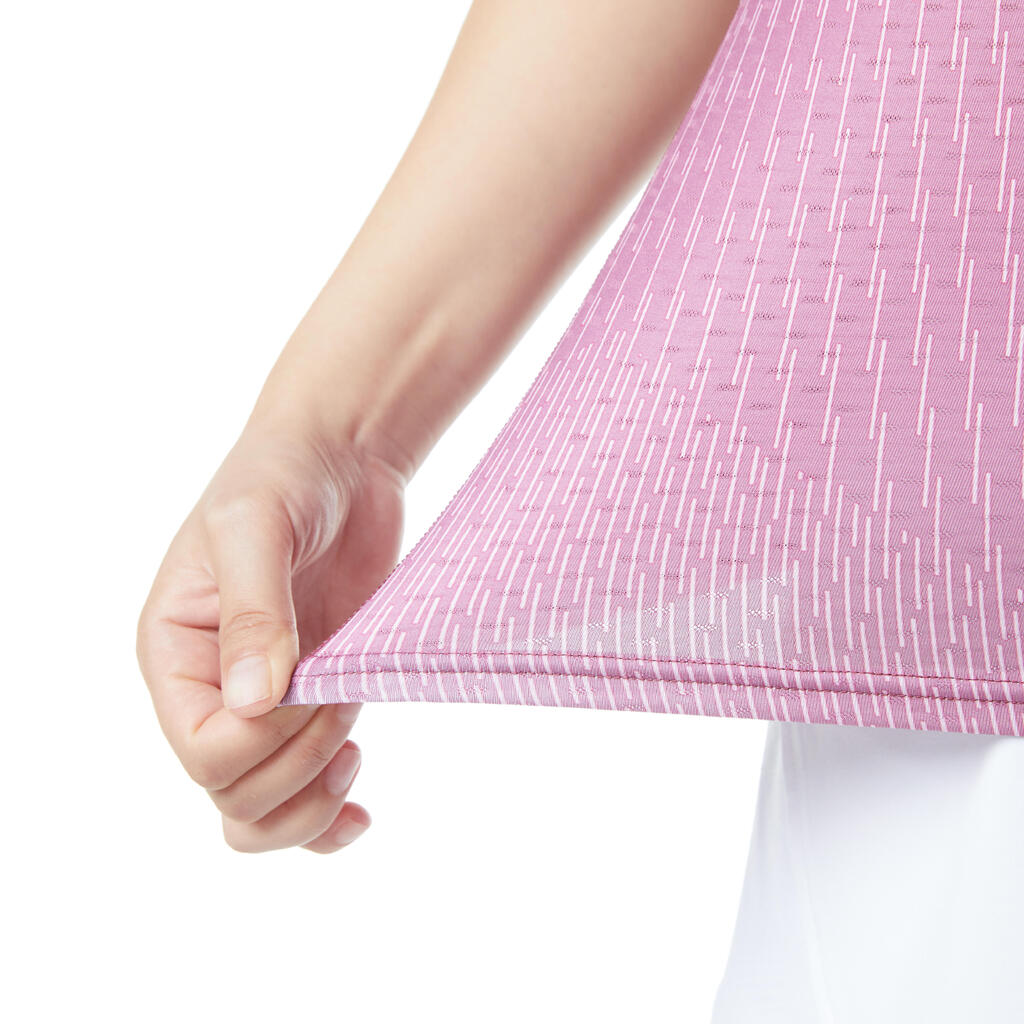 ŽENSKA MAJICA KRATKIH RUKAVA ZA BADMINTON 560 BOJE DUDA