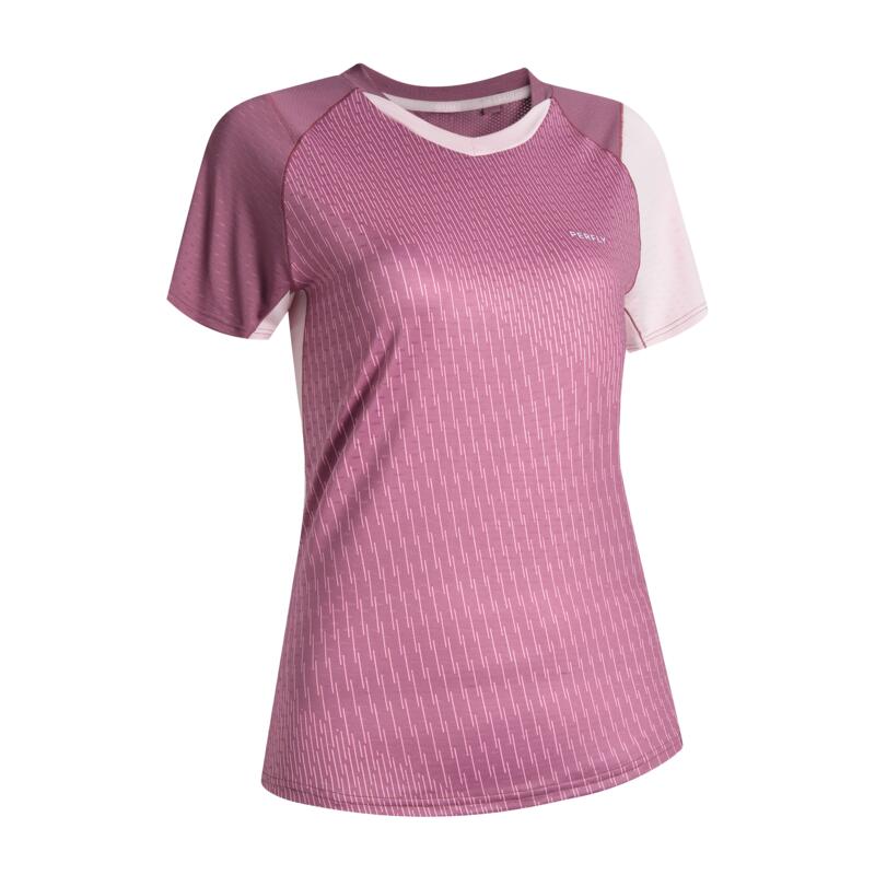 T-shirt badminton donna 560 viola