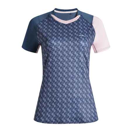 Majica za badminton 560 ženska siva