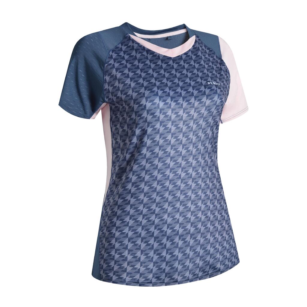 Damen Badminton T-Shirt - 560 dunkelrosa