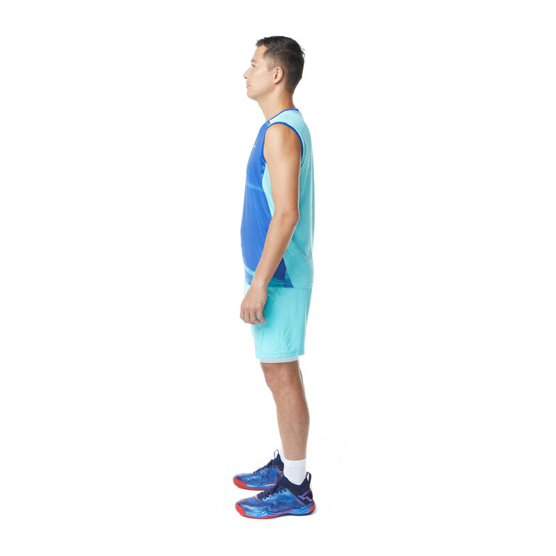 T-Shirt de Badminton 990 Homme - Turquoise