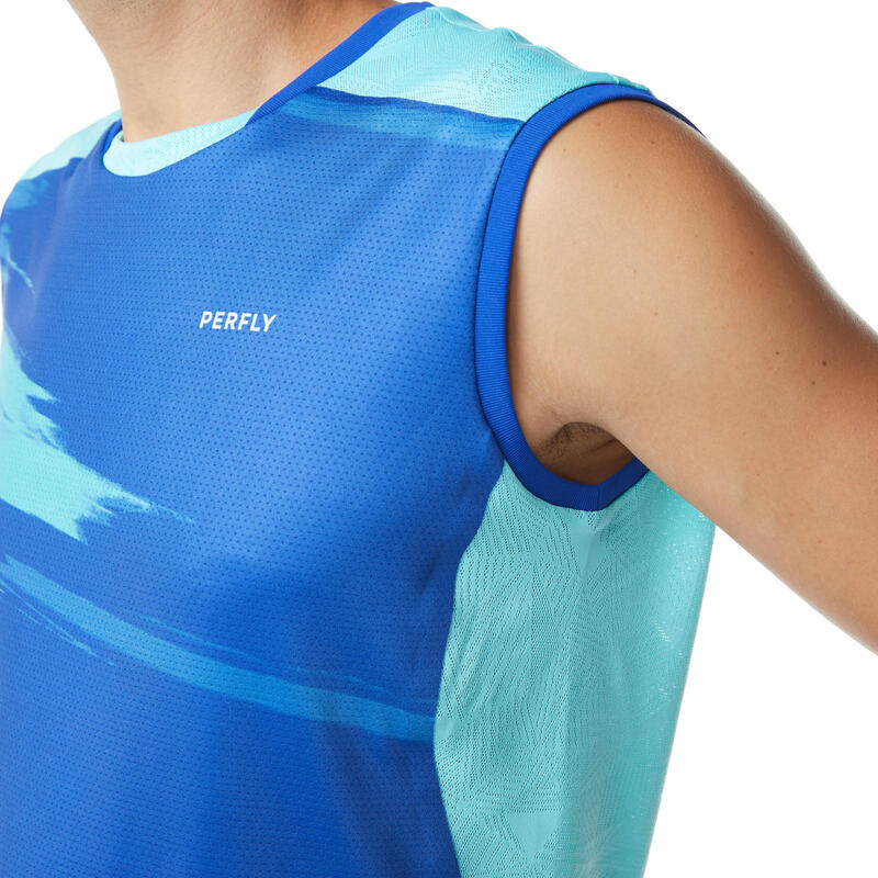 T-Shirt de Badminton 990 Homme - Turquoise