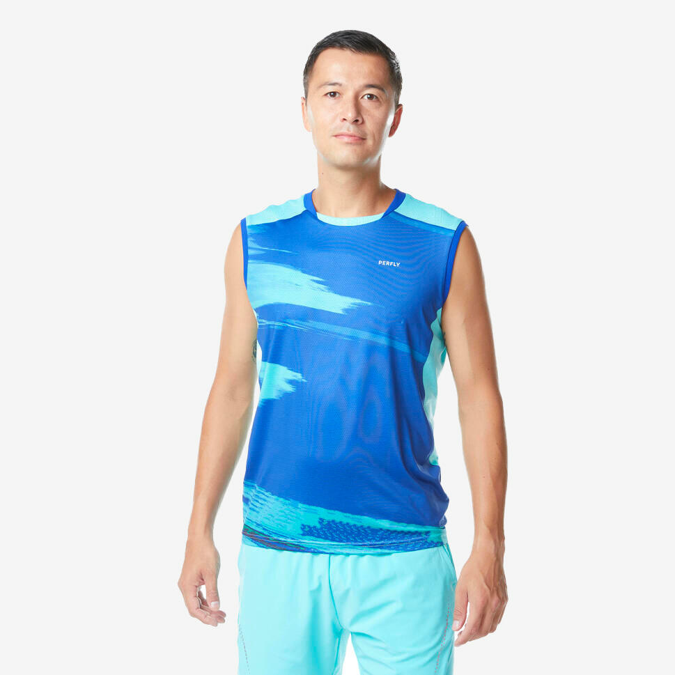 T-Shirt de Badminton 990 Homme - Turquoise
