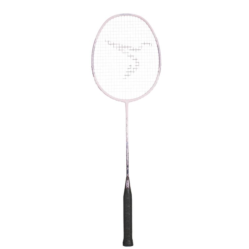 ADULT BADMINTON RACKET BR 560 SET LITE GREY PINK