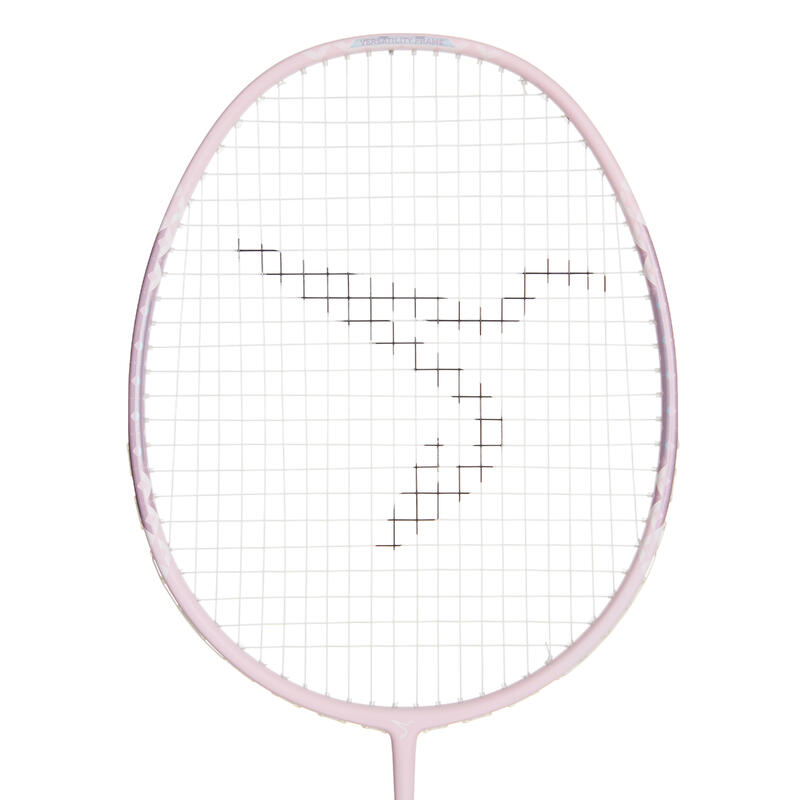 ADULT BADMINTON RACKET BR 560 SET LITE GREY PINK