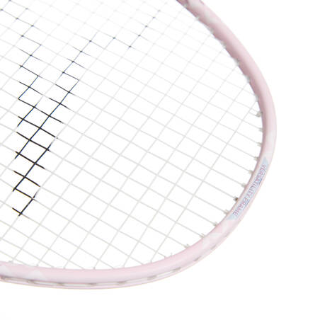 ADULT BADMINTON RACKET BR 560 SET LITE GREY PINK