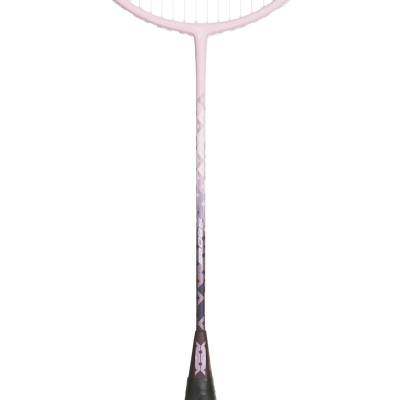 ADULT BADMINTON RACKET BR 560 SET LITE GREY PINK