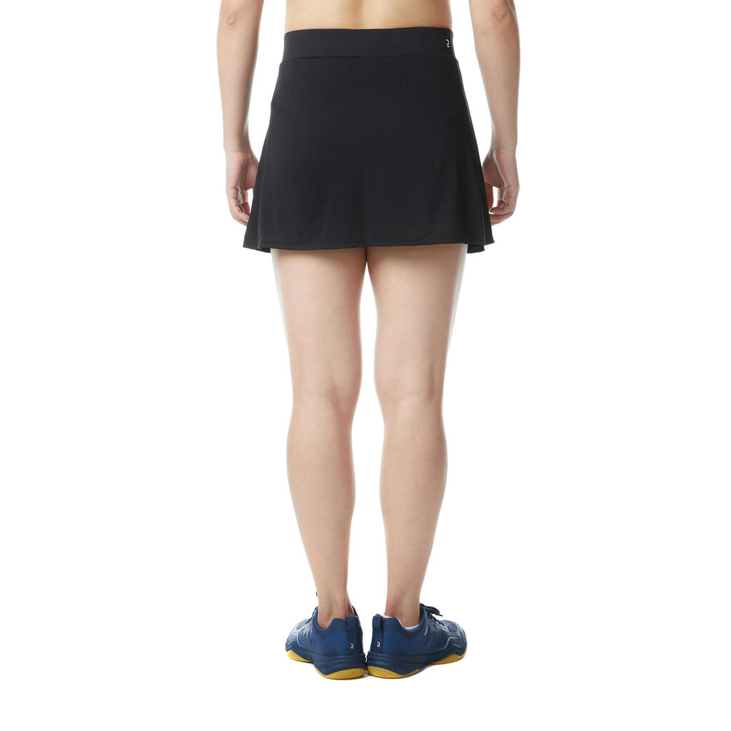 SUKNJA ZA BADMINTON 530 ŽENSKA CRNA