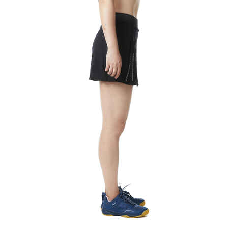 WOMEN BADMINTON SKIRT 530 BLACK