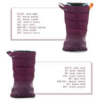 Botas nieve y apreski impermeables Bebé 18-25 Lugik Warm