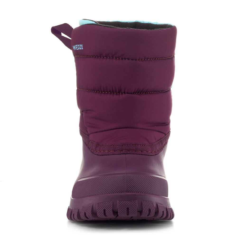 Botas para la nieve para bebé WARM turquesa 
