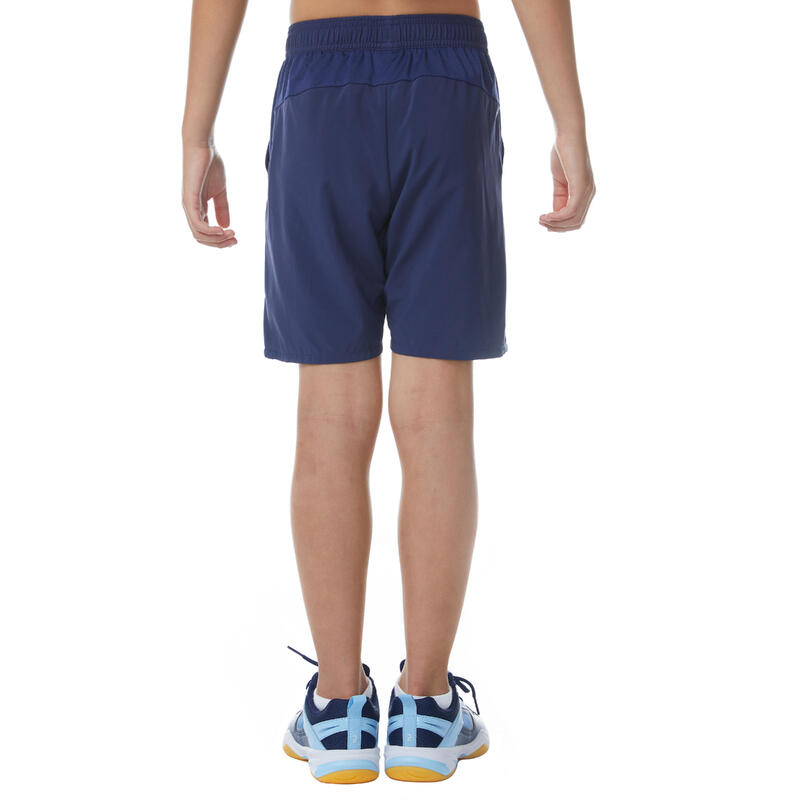 Badmintonshort voor kinderen marineblauw