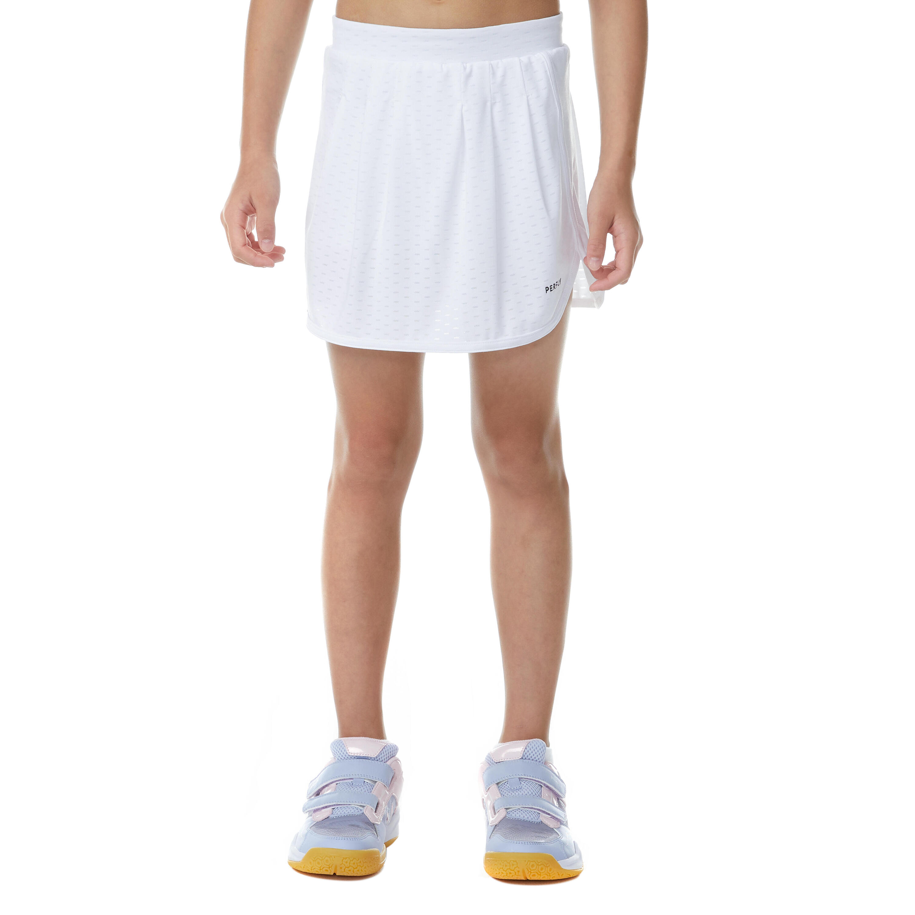 BADMINTON JUNIOR 560 SKIRT WHITE 9/12