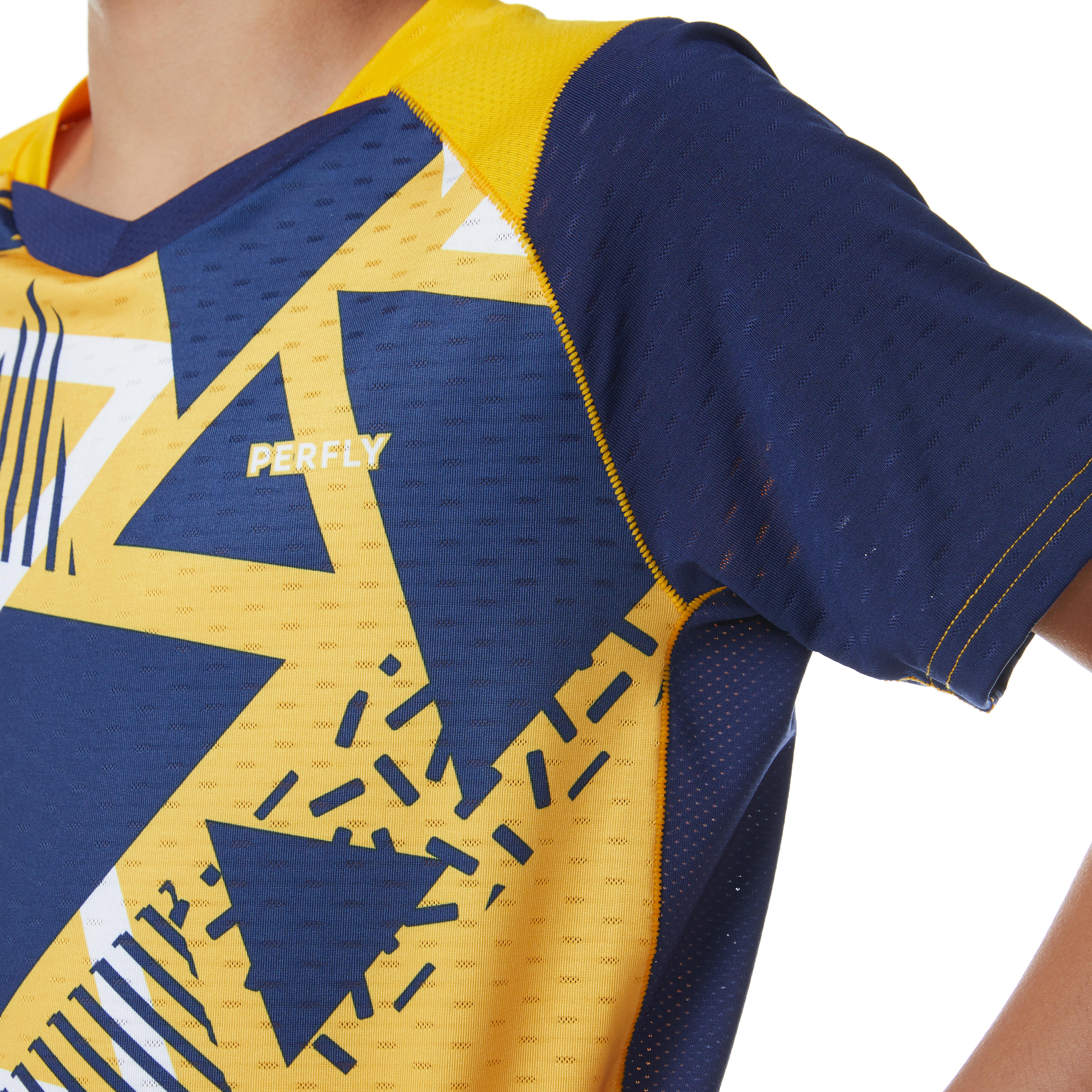 Kids Badminton T Shirt 560 Honey